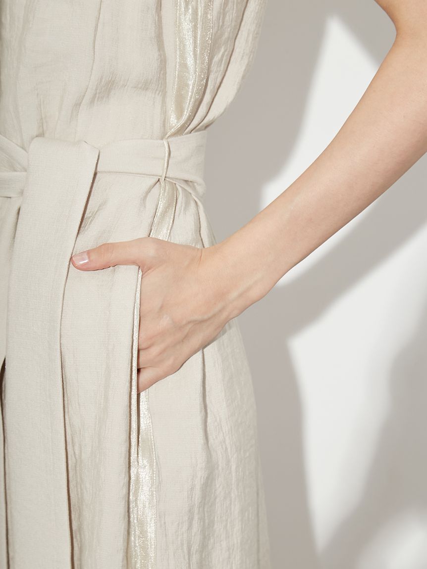 styling/「【セットアップ対応】バックサテンジレワンピース」|ワンピース|