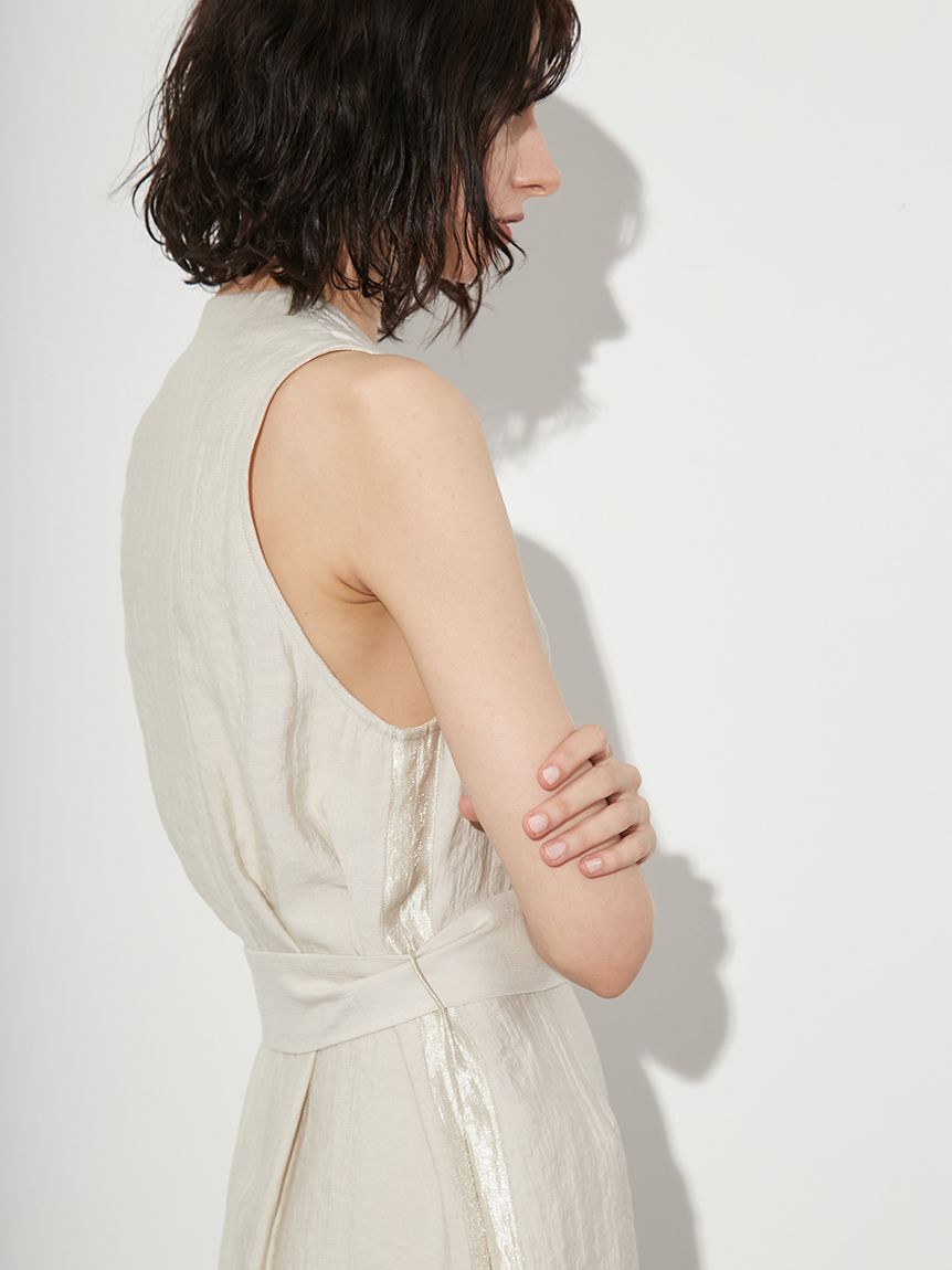 styling/「【セットアップ対応】バックサテンジレワンピース」|ワンピース|