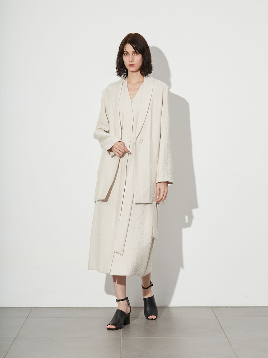 styling/「【セットアップ対応】バックサテンジレワンピース」|ワンピース|