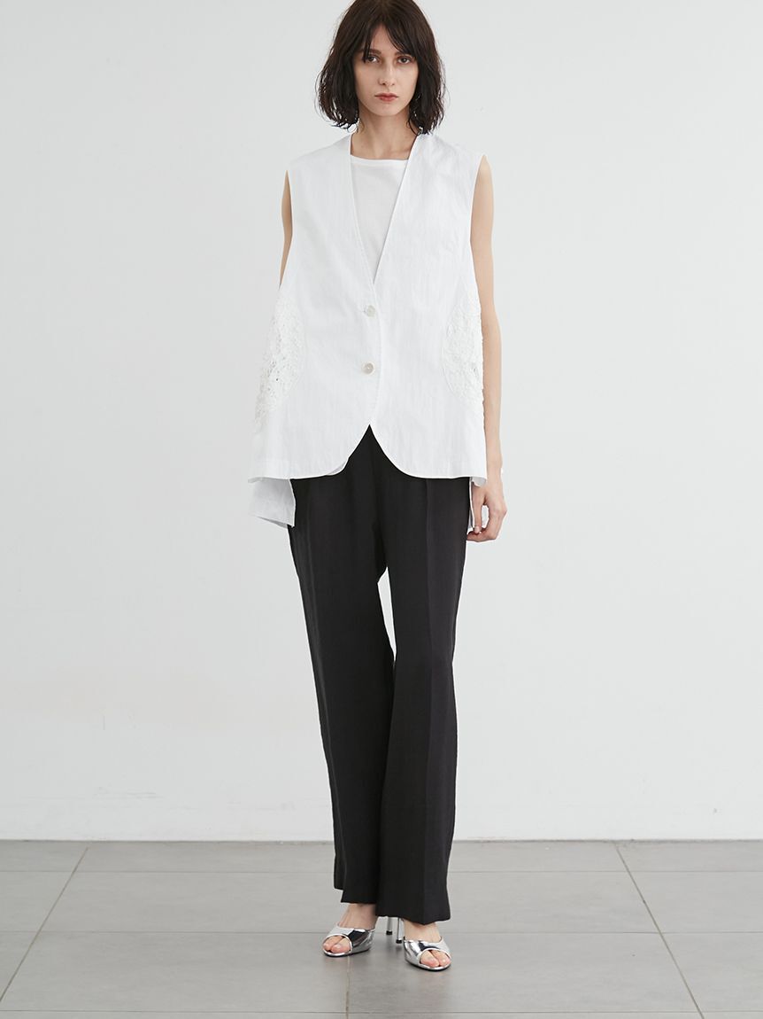 styling/「【セットアップ対応】バックサテンパンツ」|チノ|