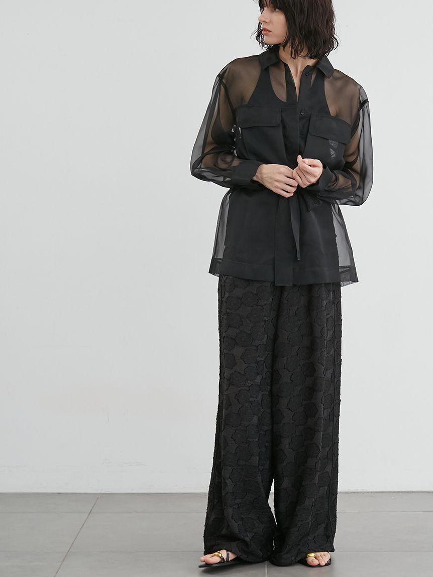 styling/「オーガンザミリタリーシャツ」|シャツ・ブラウス|