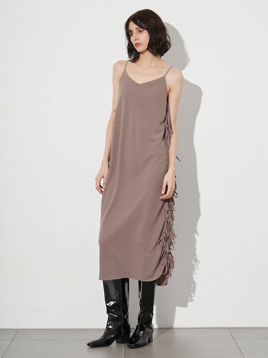 styling/「ジョーゼットフリンジワンピース」|ワンピース|