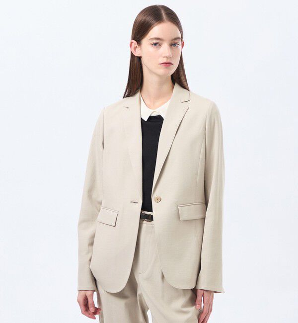 MACKINTOSH PHILOSOPHY「【MP STANDARD JACKET】DRY OXFORD製」|テーラードジャケット|ベージュ