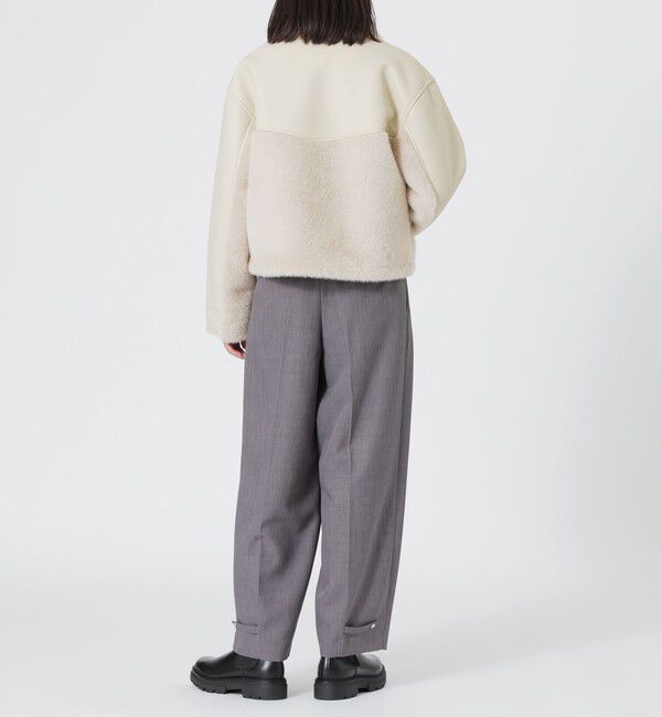  「ファーコンビワークブルゾン」|ブルゾン・スタジャン|