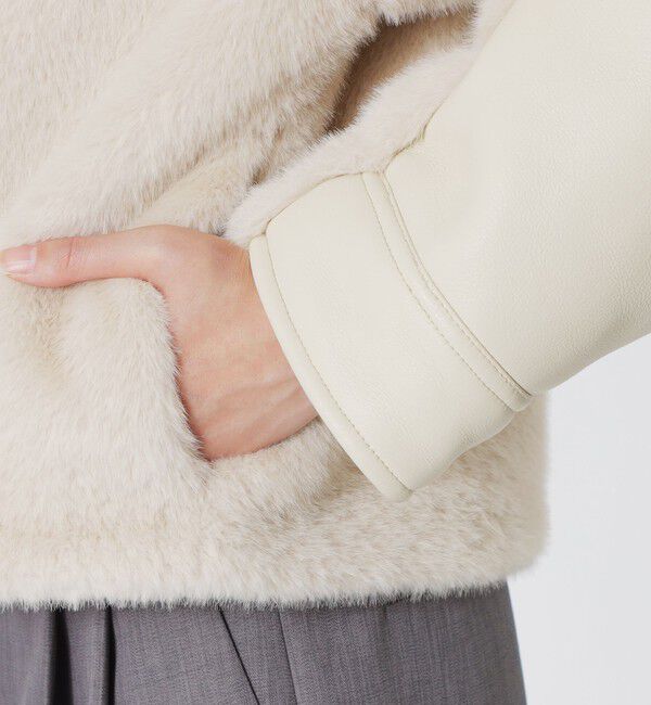  「ファーコンビワークブルゾン」|ブルゾン・スタジャン|