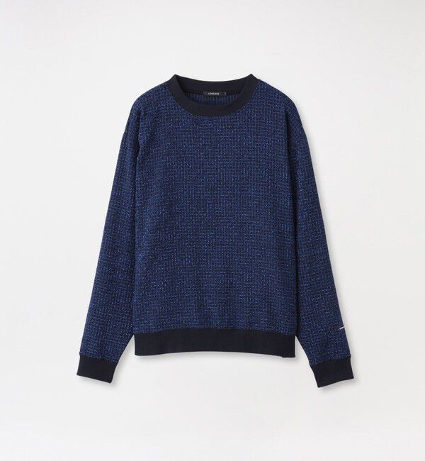  「ファンシーチェックプルオーバー」|Tシャツ・カットソー|ブルー