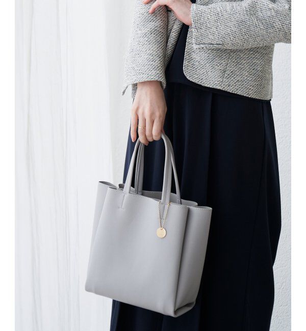 ikka「【雑誌InRed11月号掲載】GOKU楽PU三層ミニトートバッグ【軽量】」|その他|