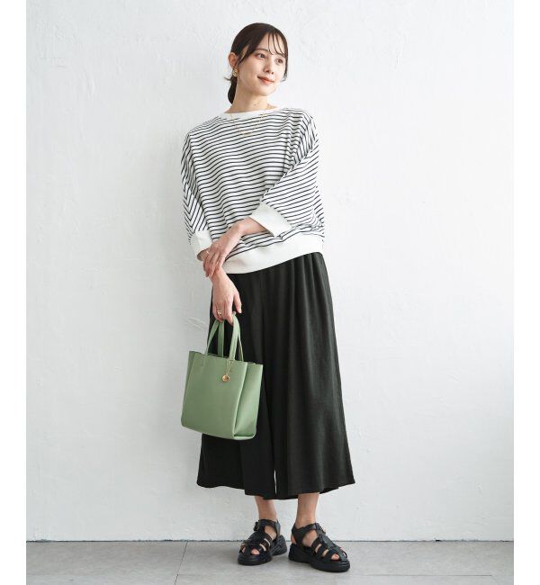 ikka「【雑誌InRed11月号掲載】GOKU楽PU三層ミニトートバッグ【軽量】」|その他|