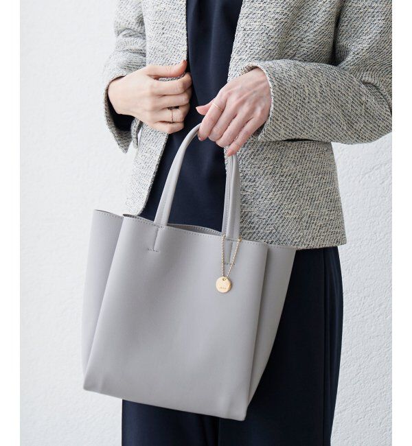 ikka「【雑誌InRed11月号掲載】GOKU楽PU三層ミニトートバッグ【軽量】」|その他|