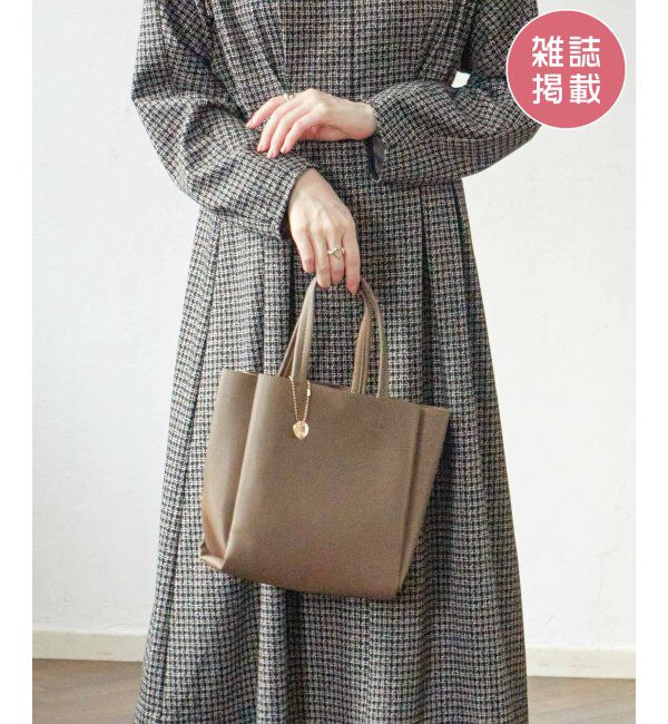 ikka「【雑誌InRed11月号掲載】GOKU楽PU三層ミニトートバッグ【軽量】」|その他|ブラウン