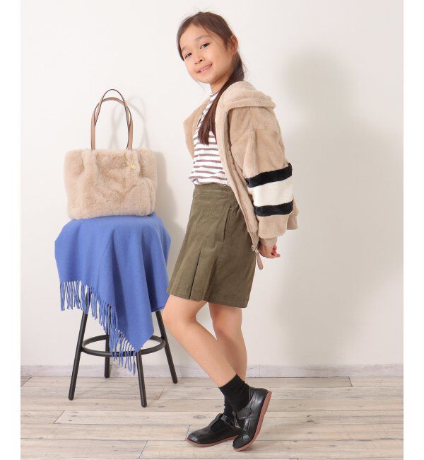 ikka kids「ボアフリース袖切り替えパーカー（120~160cm）」|その他|