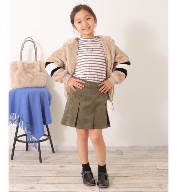 ikka kids「ボアフリース袖切り替えパーカー（120~160cm）」|その他|