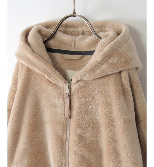 ikka kids「ボアフリース袖切り替えパーカー（120~160cm）」|その他|