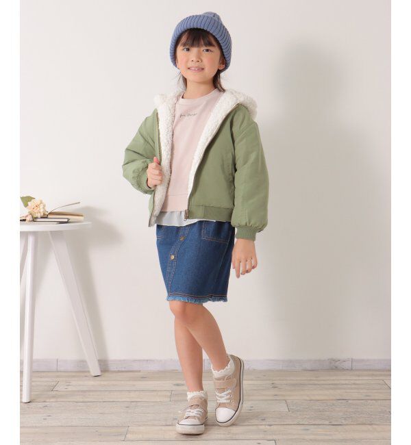 ikka kids「リバーシブルボアブルゾン（120~160cm）」|その他|