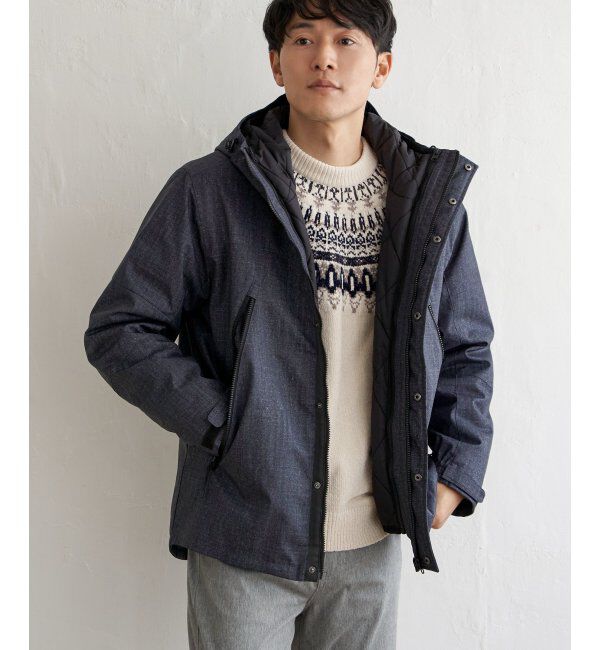 ikka「sorona(R) 3WAYマウンテンパーカー」|その他|ネイビー