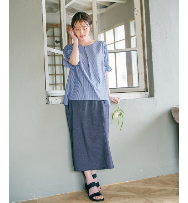 IKKA LOUNGE「ラップスカート」|スカート|