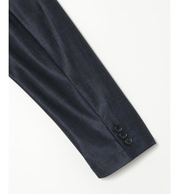 IKKA LOUNGE「【セットアップ対応】メッシュチェックテーラードジャケット」|テーラードジャケット|