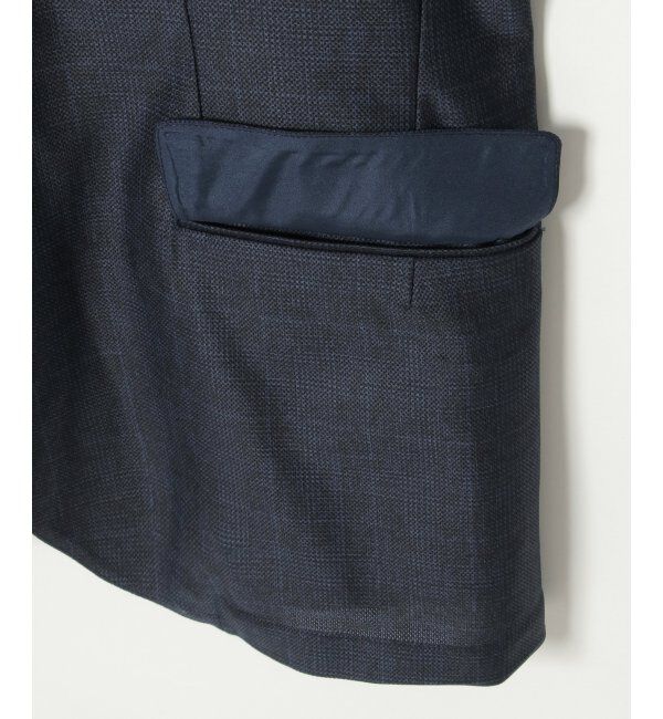 IKKA LOUNGE「【セットアップ対応】メッシュチェックテーラードジャケット」|テーラードジャケット|