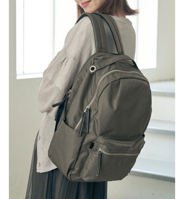 ikka「撥水ナイロン8ポケットリュック」|その他|