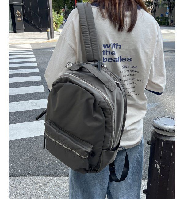 ikka「撥水ナイロン8ポケットリュック」|その他|