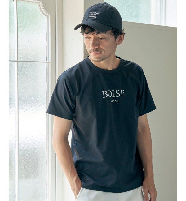 ikka「【接触冷感】速乾COOLプリントTシャツ」|Tシャツ・カットソー|