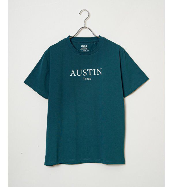 ikka「【接触冷感】速乾COOLプリントTシャツ」|Tシャツ・カットソー|