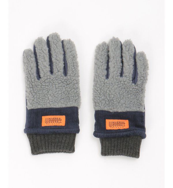 ikka「UNIVERSAL OVERALL ユニバーサルオーバーオール コーデュロイボアグローブ」|手袋|