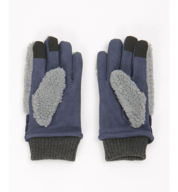 ikka「UNIVERSAL OVERALL ユニバーサルオーバーオール コーデュロイボアグローブ」|手袋|