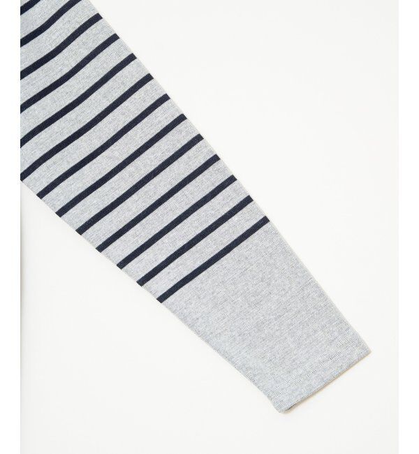 ikka「ダブルジャカードボーダーロンT」|Tシャツ・カットソー|