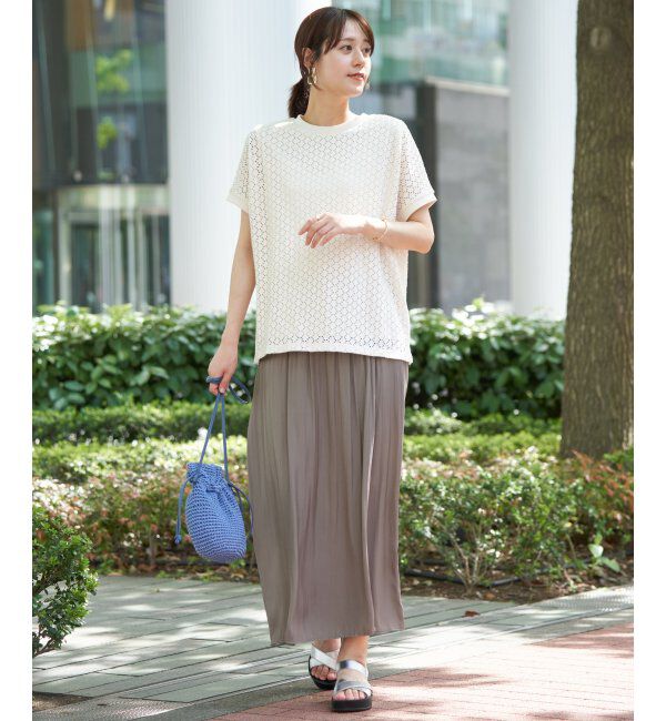 ikka「細編み巾着ショルダーバッグ」|その他|