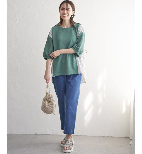 ikka「細編み巾着ショルダーバッグ」|その他|