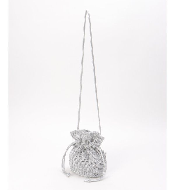 ikka「細編み巾着ショルダーバッグ」|その他|