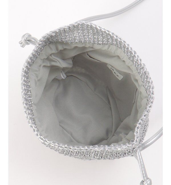 ikka「細編み巾着ショルダーバッグ」|その他|