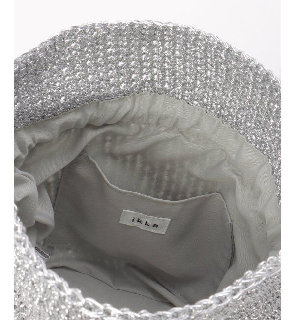 ikka「細編み巾着ショルダーバッグ」|その他|