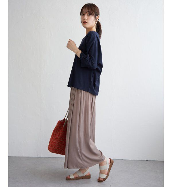 ikka「冷感ツイストドルマンプルオーバー」|プルオーバー|