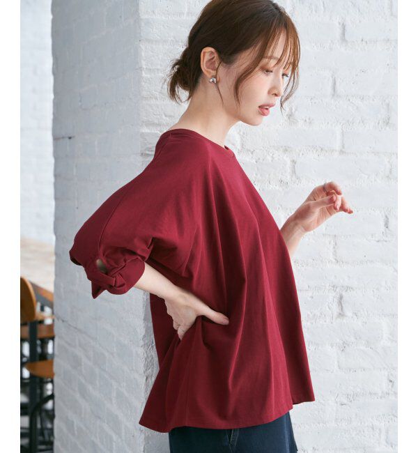 ikka「冷感ツイストドルマンプルオーバー」|プルオーバー|