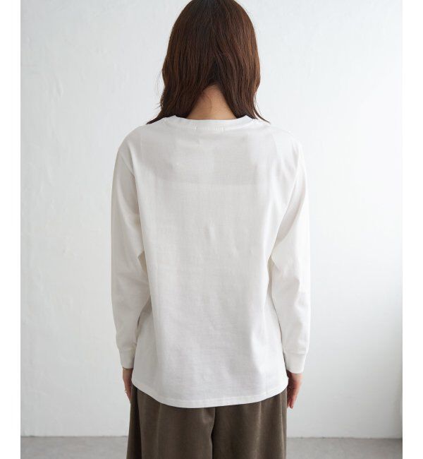 ikka「ロゴフォトプリントスウェットTシャツ」|Tシャツ・カットソー|