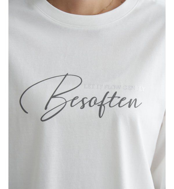 ikka「ロゴフォトプリントスウェットTシャツ」|Tシャツ・カットソー|