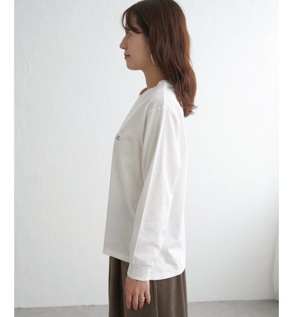 ikka「ロゴフォトプリントスウェットTシャツ」|Tシャツ・カットソー|