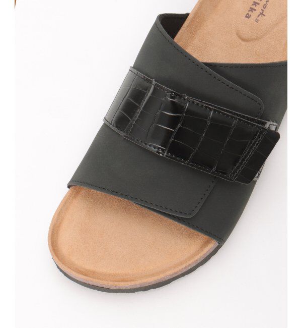 ikka「クロコワンベルトサンダル」|その他|