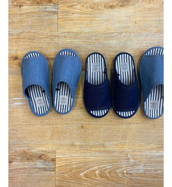 Lbc with Life「3Dコンフォートデニムスリッパ」|ルームシューズ|