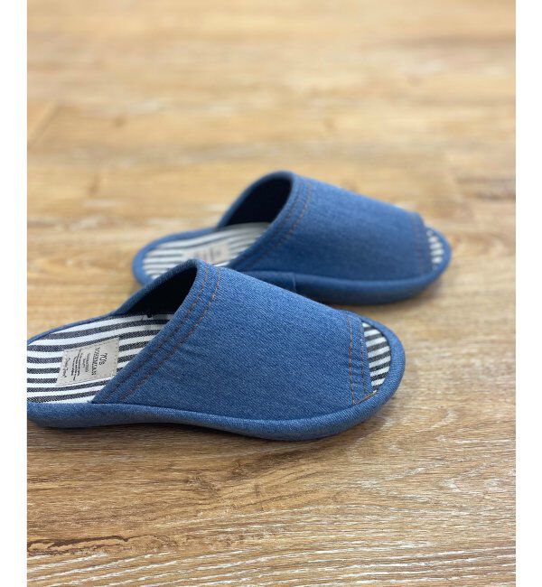 Lbc with Life「3Dコンフォートデニムスリッパ」|ルームシューズ|
