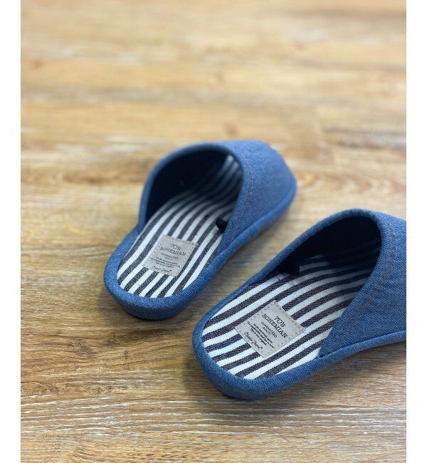 Lbc with Life「3Dコンフォートデニムスリッパ」|ルームシューズ|