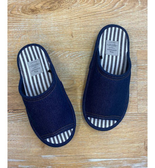 Lbc with Life「3Dコンフォートデニムスリッパ」|ルームシューズ|