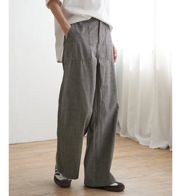 Lbc with Life「コットンシャンブレーベーカーパンツ」|その他|