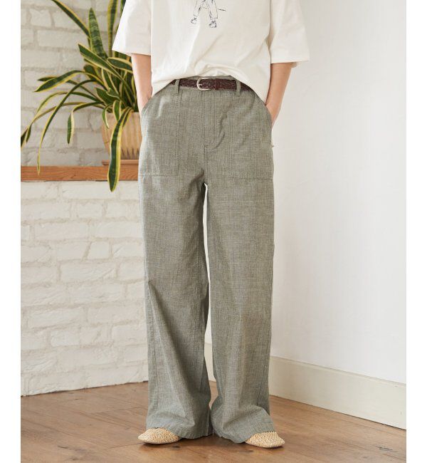 Lbc with Life「コットンシャンブレーベーカーパンツ」|その他|