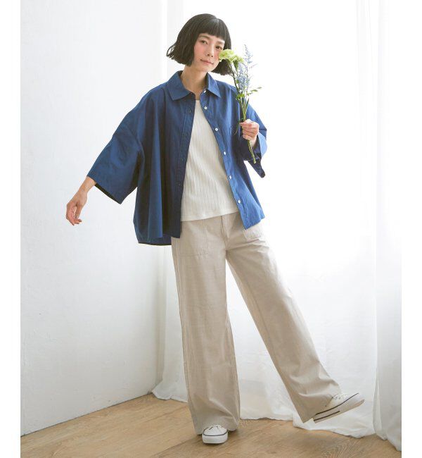 Lbc with Life「コットンシャンブレーベーカーパンツ」|その他|