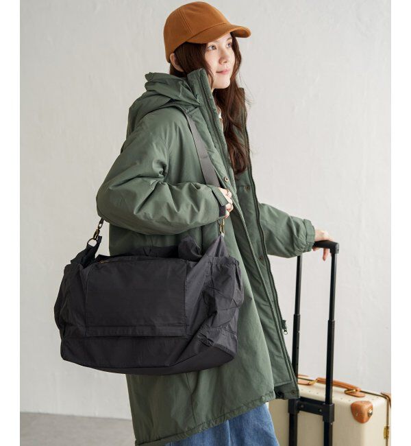 Lbc with Life「撥水ワッシャーキャリーオンボストンバッグ」|その他|チャコール