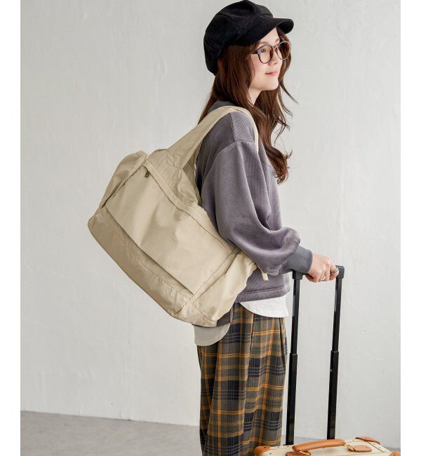 Lbc with Life「撥水ワッシャーキャリーオンボストンバッグ」|その他|