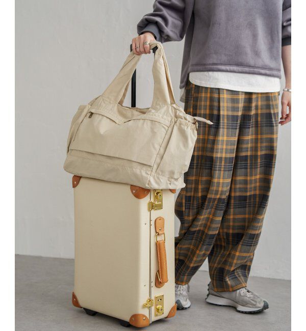 Lbc with Life「撥水ワッシャーキャリーオンボストンバッグ」|その他|ベージュ